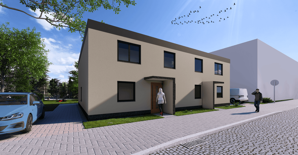 Doppelhaus Dammzollstraße in Peitz