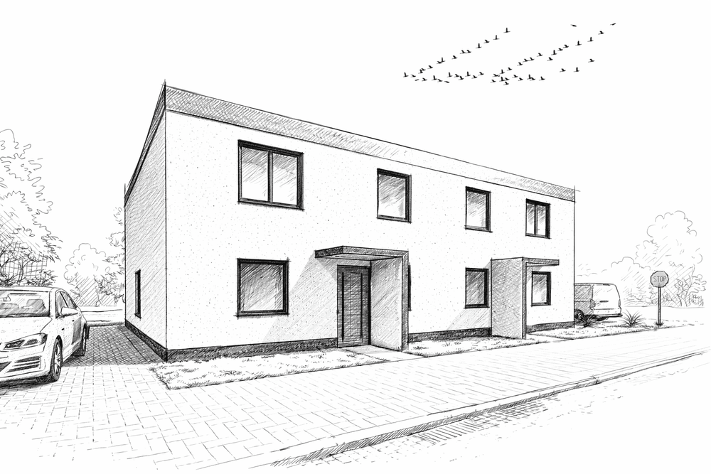 Doppelhaus Am See in Peitz